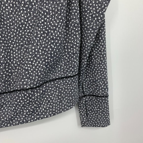 Lululemon Top Rush Hour Long Sleeve Frozen Fizz Floral Black - Picture 8 of 9